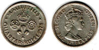 Mauritius 1/4 Rupie (1/4 Rupee) 1978 Mauritius, Quarter Rupee, Elisabeth... 3,50 EUR prix TTC + 9,90 EUR frais d'envoi