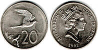 Cook Inseln 20 cents Cook Inseln, 20 cents, 1992, Umlaufmünze -