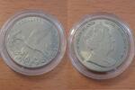 Nauru Halber Dollar british virgin islands, commemorative coin "frigate bird" red titanium -