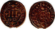 Notmünzen / Notgeld Soest 3 Pfennig Stadt Soest, 3 Pfennig 1742, siehe Scan! -