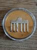 Cook Island 1 Dollar sculpture coin, 1 Dollar "Wartburg": : , gold plated, oxidation on sculpture -