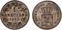 Bayern 1 Kreuzer bavaria, Maximilian II., 1 Kreuzer, like scan -