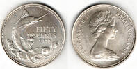 Bahamas 50 Cents bahamas islands, 50 Cents 1970, blue merlin, like scan -