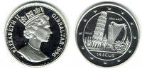 Gibraltar 14 Ecu - 10 Pounds Gibraltar, silver commemorative coin, proof -