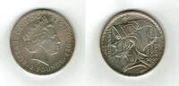 Großbritannien 2 Pounds great britain, "britannia", buillon coin, 1 ounce silver, like picture -