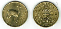 Peru 1 Sol 1974 peru 1 Sol, like scan vorzüglich bis stempelglanz 4,00 EUR prix TTC + 9,90 EUR frais d'envoi