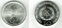 Deutsche Demokratische Republik 10 Mark DDR, Gedenkmünze 10 Mark 1968 Johann Gutenberg -