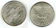 BRD 5 DM Deutschland, 5 DM 1952, 100 Jahre Germanisches Museum, Erhaltung siehe Scan! -