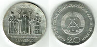Deutsche Demokratische Republik 20 Mark DDR, Gedenkmünze 20 Mark Gotthold Ephraim Lessing -