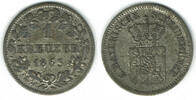Bayern 1 Kreuzer bavaria, Maximilian II., 1 Kreuzer, like scan -