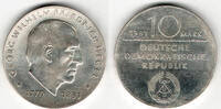 Deutsche Demokratische Republik 10 Mark DDR, Gedenkmünze 10 Mark Georg Wilhelm Friedrich Hegel, siehe Scan! -