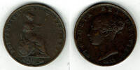 Großbritannien 1/2 Penny 1853 Großbritannien 1853, Half Penny, Erhaltung... 13,00 EUR prix TTC + 9,90 EUR frais d'envoi