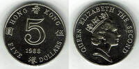 Hongkong 5 Dollar British Colonies - Hongkong, 5 Dollar, Elisabeth II. -