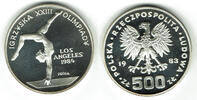 Polen 500 Zloty Probemünze Poland (Polska) 1983, 500 Zlotych Probe, Los Angeles olympics 1984 -