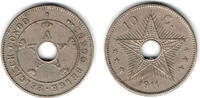 Belgisch Kongo 10 Centimes belgian congo, 10 centimes 1911, like scan -