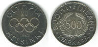 Finnland 500 Markkaa finland silver coin 1952, 500 Markaa, like Scan, -