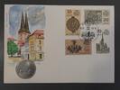 Deutsche Demokratische Republik 5 Mark im Numisbrief DDR, Numisbrief mit 5 Mark Nikolai-Viertel - 750 Jahre Berlin plus Marken -