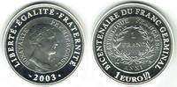 Frankreich 1 1/2 Euro france silver coin "Franc Germinal - Napoleon Bonaparte", no box, no COA -