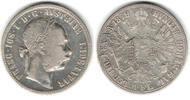 Österreich 1 Florin austria, franz joseph I. silver florin 1879, like scan -
