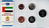 Vereinigte Arabische Emirate 1,90 Dirham United Arab Emirates, coin set, 5 fils - 1 dirham (5 coins) -