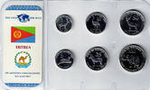 Eritrea 191 Cents Eritrea, coin set, 1 cent - 100 cents (6 coins) -
