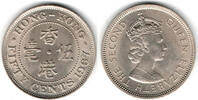 Hongkong 50 Cents British Colonies - Hongkong, 50 Cents, Elisabeth II. -