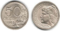 Brasilien 50 Centavos brazil, 50 Centavos 1965 -