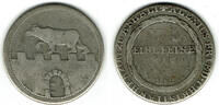Anhalt-Bernburg 1 Gulden (2/3 Taler) Anhalt-Bernburg, 1 Gulden, Alexius Friedrich Christian, Jahreszahl unleserlich -