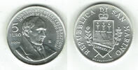 San Marino 5 Euro San Marino, 5 Euro, 2004, Bartolomeo Borghesi! -
