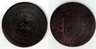 Brasilien 20 Reis (auf 40 Reis) brazil, 20 Reis on 40 Reis 1826, Pedro I. 1823-1831 -