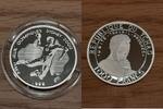 Tschad 1000 Francs tchad silver coin "sydney olympics 2000, only with capsule -