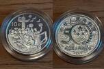 Volksrepublik China 10 Yuan china 10 yuan silver coins, 50th anniversary of the republic, festival -