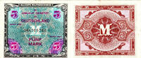 Deutschland - Alliierte Besetzung 5 Mark Alliierte Militärbehörde, Fünf Mark, Serie 1944, Ro. 202 -