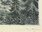 Balve / Sauerland O.J. Original Radierung von Waldemar Hoya 1889-1952, Deutscher Maler und Graphiker 2