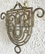 Deutsches Reich um 1930 Art déco / Metallarbeit / Lampe / Dekoration 3