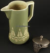 Dresden um 1910 Keramik / Jugendstil / Kakaokanne mit Deckel / Villeroy & Boch 2