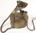 Deutsches Reich / Bochum um 1900 Bergbau / Froschlampe / Öllampe / Grubenlampe / Glück-Auf / Wilhelm Seippel 2-3
