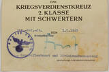 Drittes Reich 1942-1944 Urkundengruppe mit 4 Verleihungsurkunden des Obergefreiten Karl Garthe / ... 3
