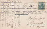 Deutsches Reich / Libau 1914 Ansichtskarte / Postkarte / Der kleine Kreuzer Augsburg meldet um 9 Uhr ... 3