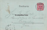 Deutsches Reich / Kiel 1898 Ansichtskarte / Postkarte / Mondscheinkarte / S.M.S. Brandenburg / Gruß aus Kiel 2-3