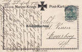 Deutsches Reich 1915 Ansichtskarte / Postkarte / Künstlerkarte / Marine- Kriegs Post-Karten 2-3