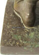 Berlin / Brandenburg an der Havel 1. Hälfte 20. Jh. Bronzeskulptur eines Bergmanns von Albert Caasmann 2-3