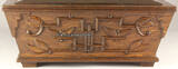Deutsches Reich um 1930 Art déco / Dokumenten-Schatulle/ Kasten / Eiche / Maße: circa 50 x 35 x 23cm 2-3