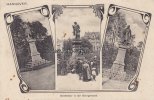 Hannover Ansichtskarte/Postkarte/Hannover./Denkmäler in der Georgstrasse. -