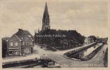 Papenburg-Ems Ansichtskarte/Postkarte/Papenburg-Ems. Antonius-Kirche mit Hauptkanal -