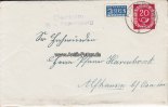 Dersum/Papenburg Brief mit Landpoststempel/ Dersum ü. Papenburg -