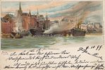 Kiel Litho/Ansichtskarte/Kiel. Handelshafen. -