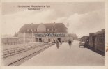 Westerland/Sylt Ansichtskarte/Postkarte/Nordseebad Westerland a. Sylt/Reichsbahnhof -