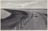 Husum-Nordseee Ansichtskarte/Postkarte/Nordstrander Damm bei Husum-Nordsee/Besucht die ... -