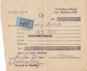 Drittes Reich/Westfalen-Süd Beitrags Quittung G/NS-Volkswohlfahrt Gau Westfalen-Süd/50 Pfennig -